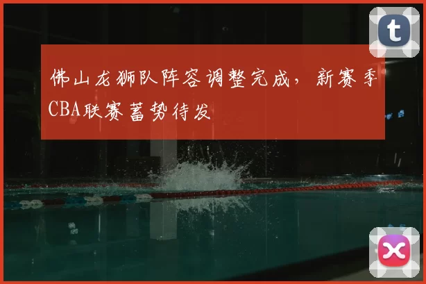 佛山龙狮队阵容调整完成,新赛季CBA联赛蓄势待发