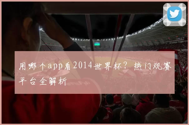 用哪个app看2014世界杯?热门观赛平台全解析